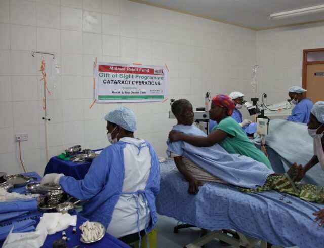 Gif Of Sight. Cataract operations by Malawi Relief Fund UK